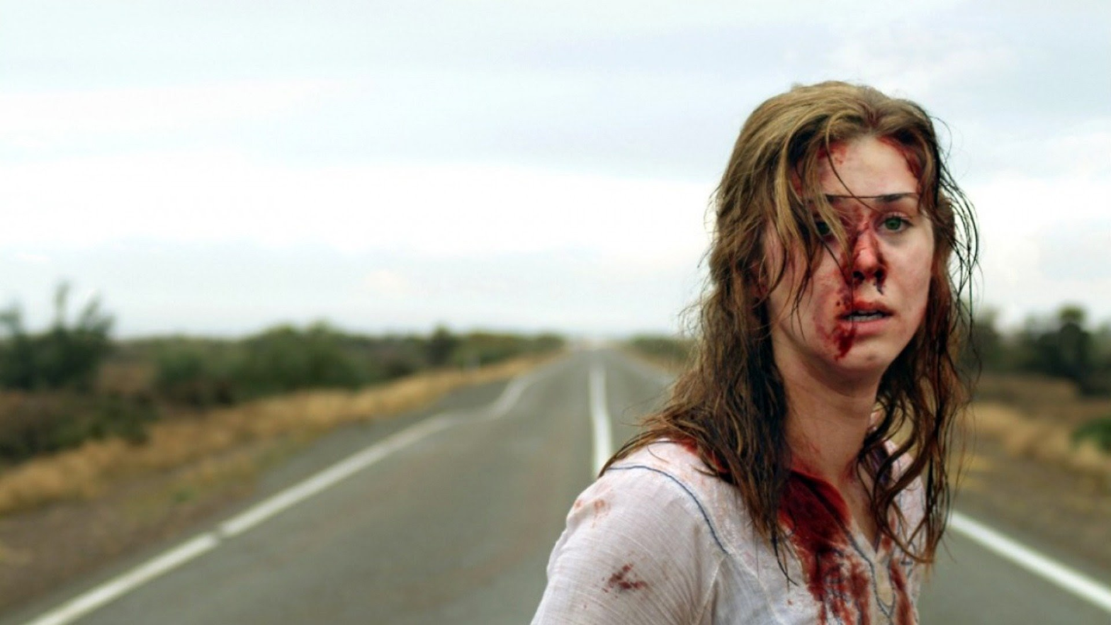 A still from the movie Wolf Creek