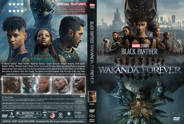 Black Panther: Wakanda Forever DVD cover