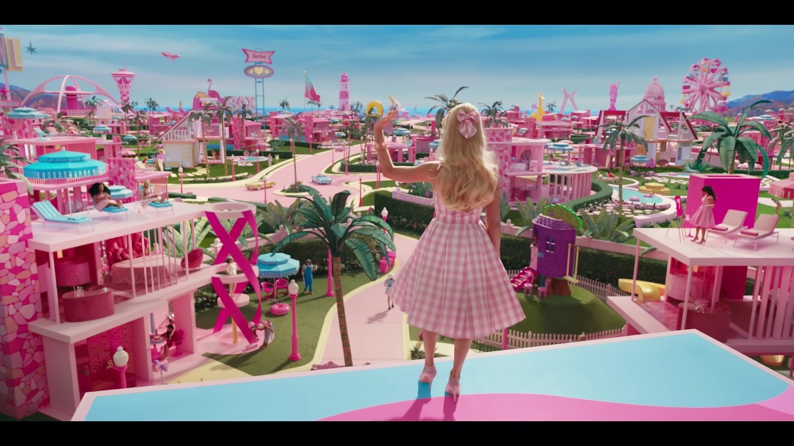 Part of Barbie movie