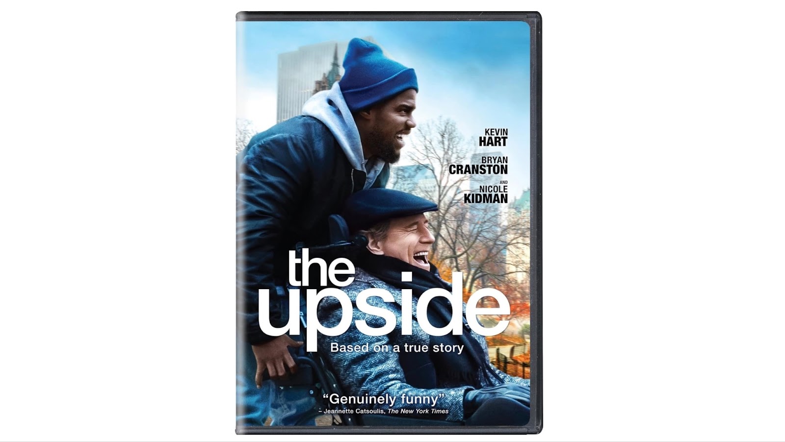The Upside movie cover on white background