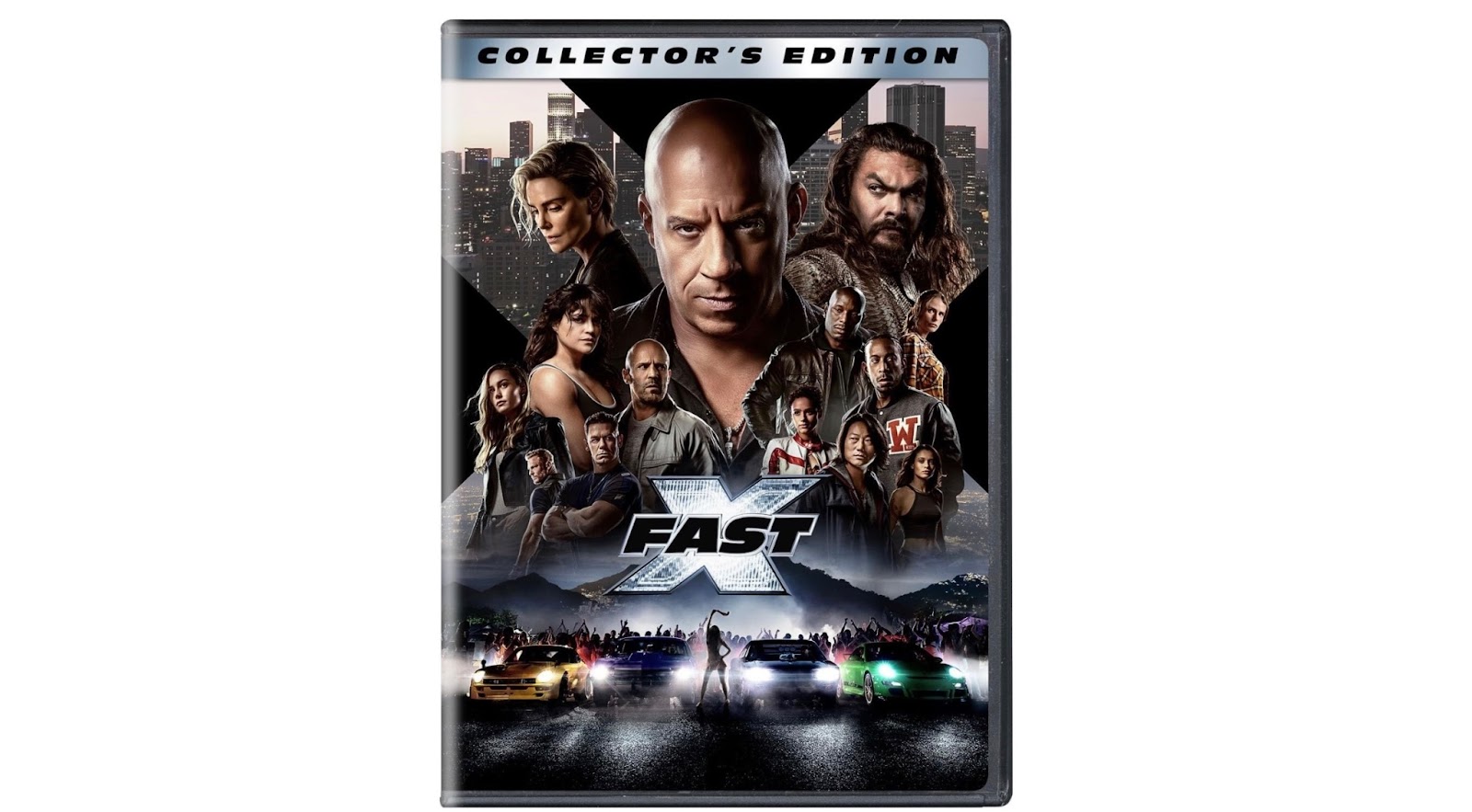 Fast X movie cover on white background